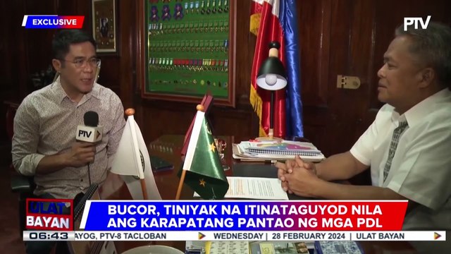 BuCor, tiniyak na itinataguyod nila ang karapatang pantao ng mga PDL