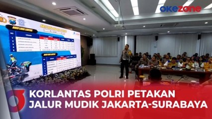 Korlantas Polri Mulai Petakan Jalur Mudik dari Jakarta-Surabaya