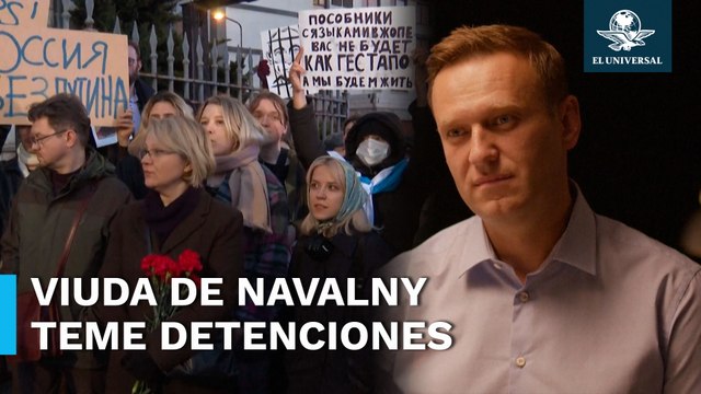 Funeral de Navalny se realizará el viernes; su viuda teme detenciones durante las exequias