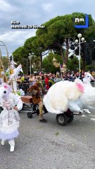 Les images spendides de la bataille de fleurs