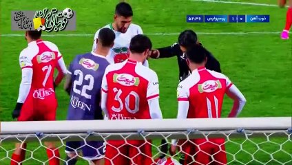 خلاصه بازی ذوب‌آهن و پرسپولیس
