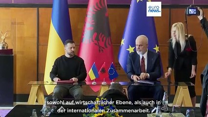 Sichereheitskonferenz in Albanien: Selenskyj bittet Balkanländer um Hilfe