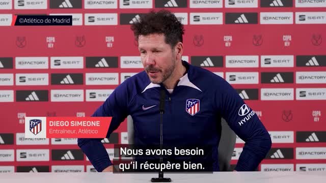 Atlético - Simeone : Griezmann doit récupérer