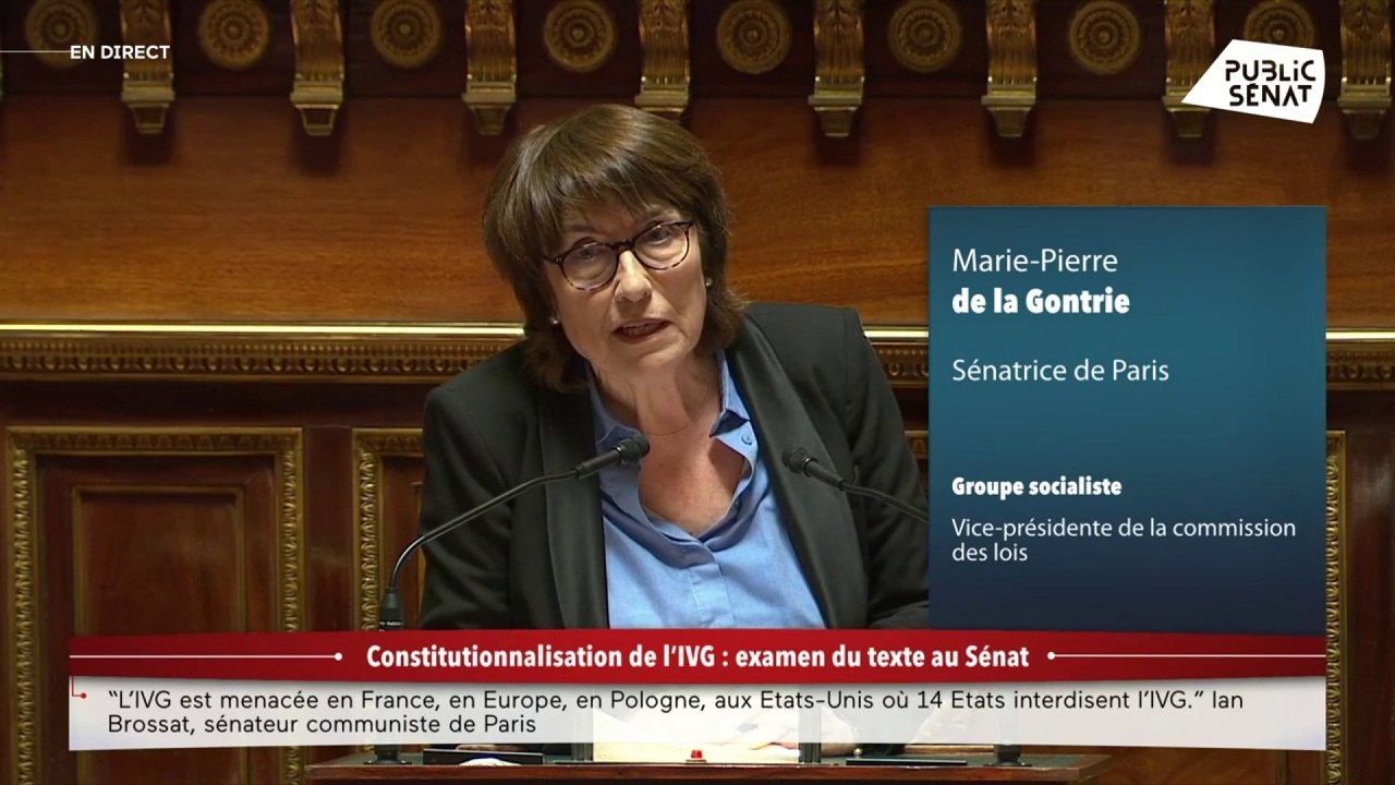 Marie-Pierre de la Gontrie s’oppose aux amendements déposés par la droite