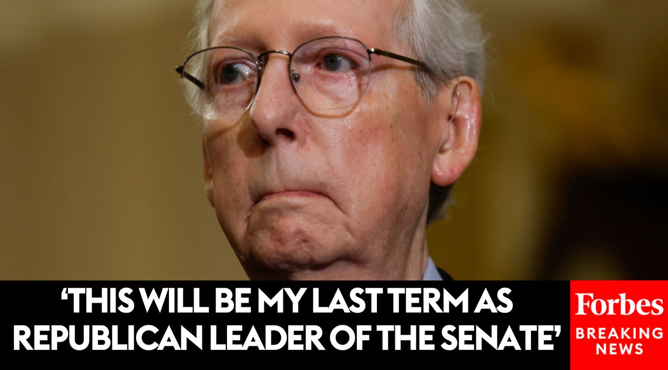 BREAKING NEWS: Mitch McConnell Announces He Will Step Down As Republican Leader This Year