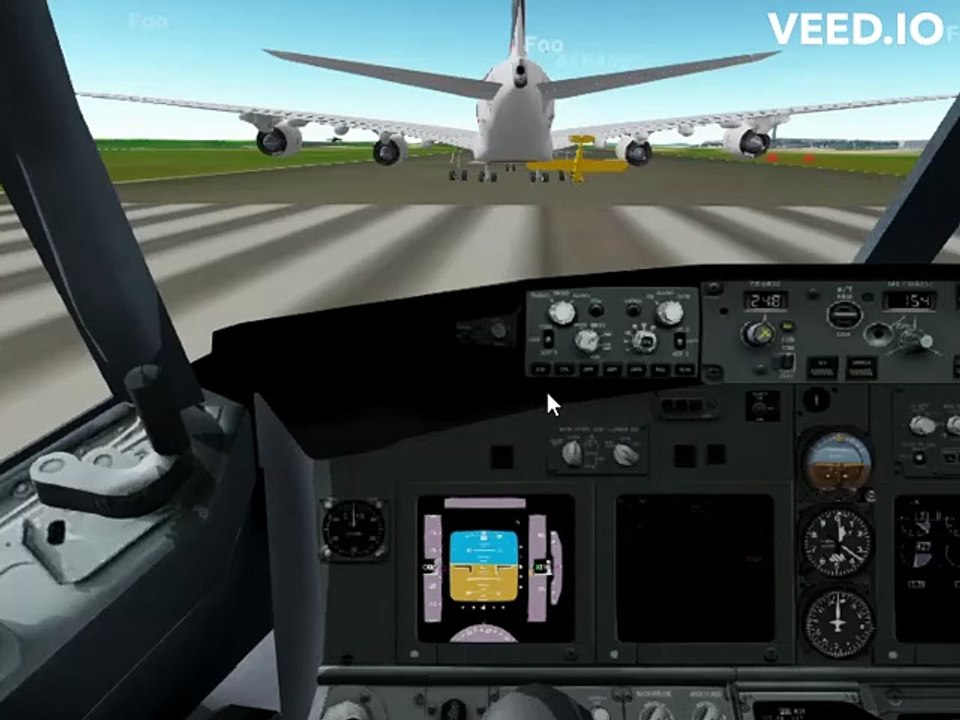 GeoFS 737 takeoff