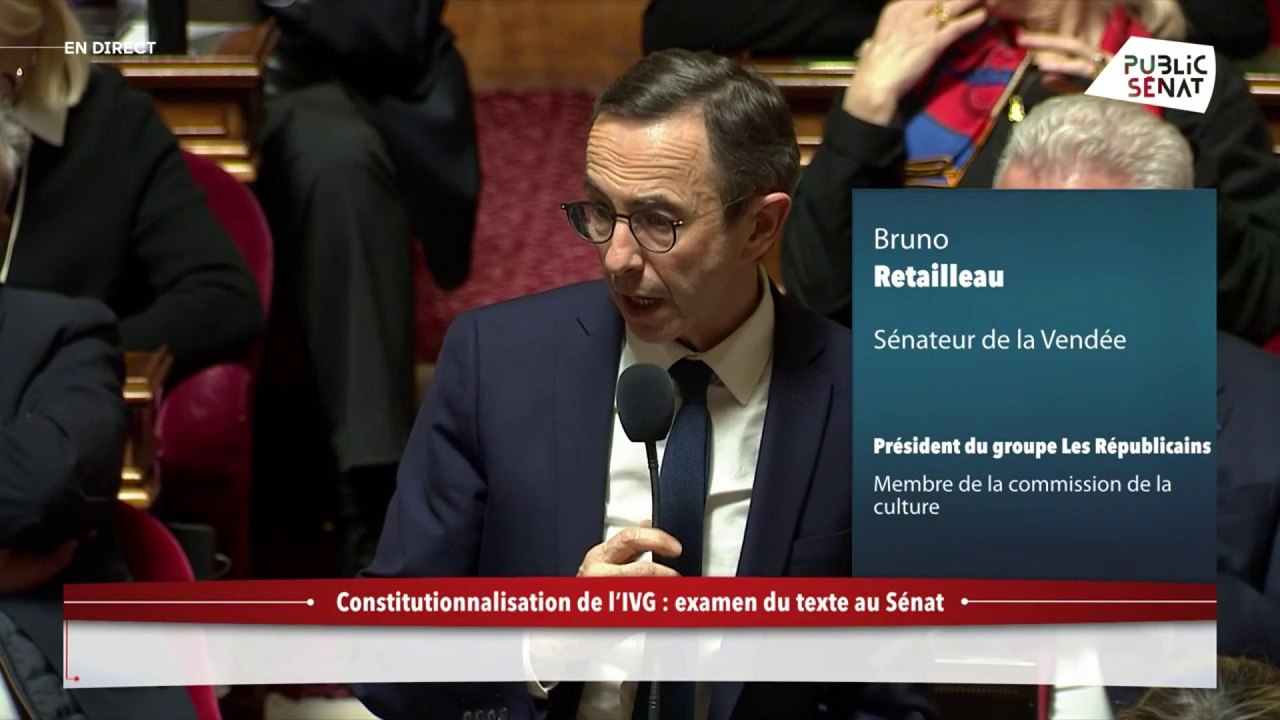 "Je voterai l'amendement de Philippe Bas" annonce Bruno Retailleau (LR)