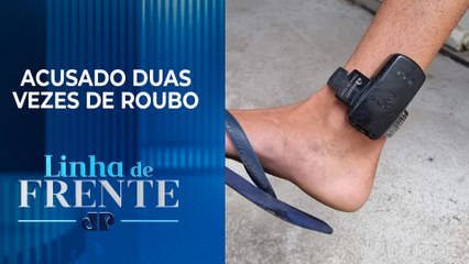 Homem é preso com duas tornozeleiras eletrônicas | LINHA DE FRENTE