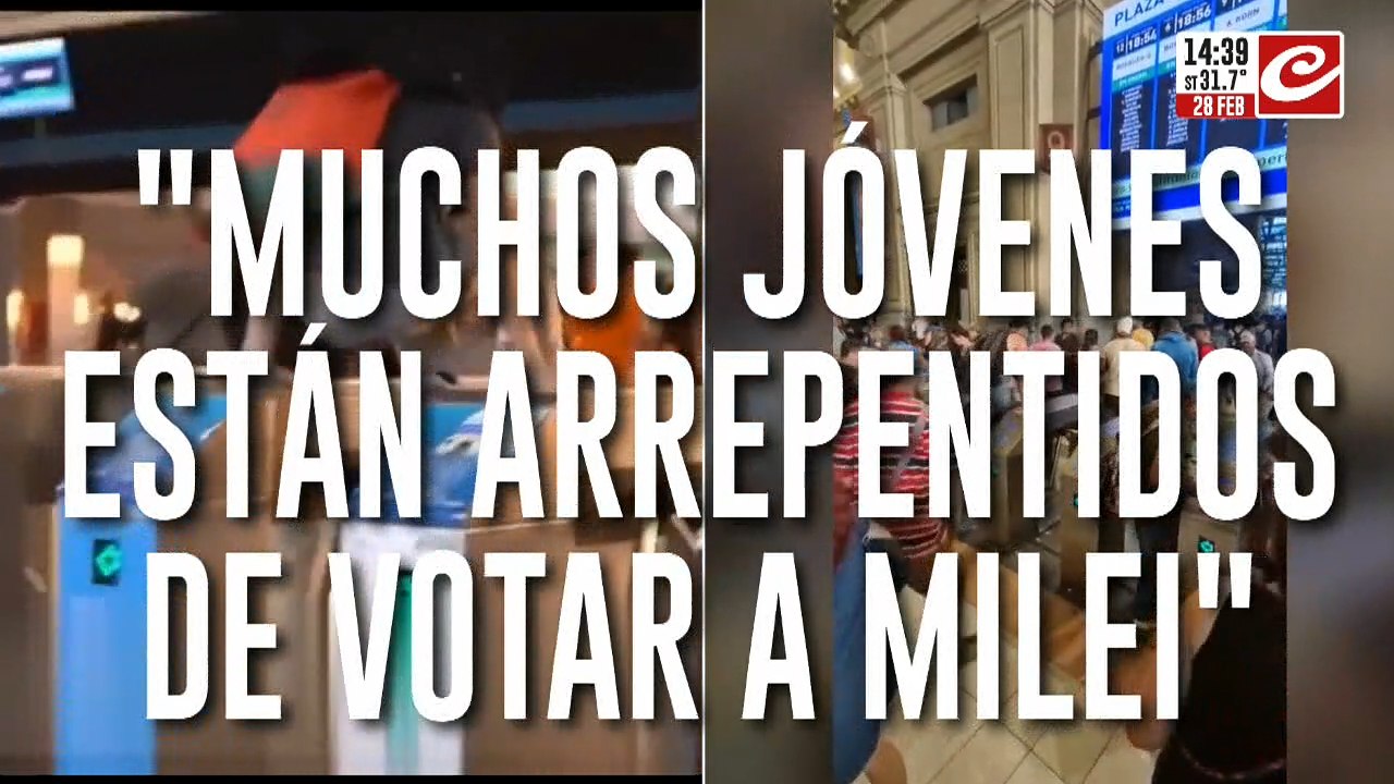 Convocan "molinetazo" en estaciones de trenes y subtes: "Nosotros no somos la casta"