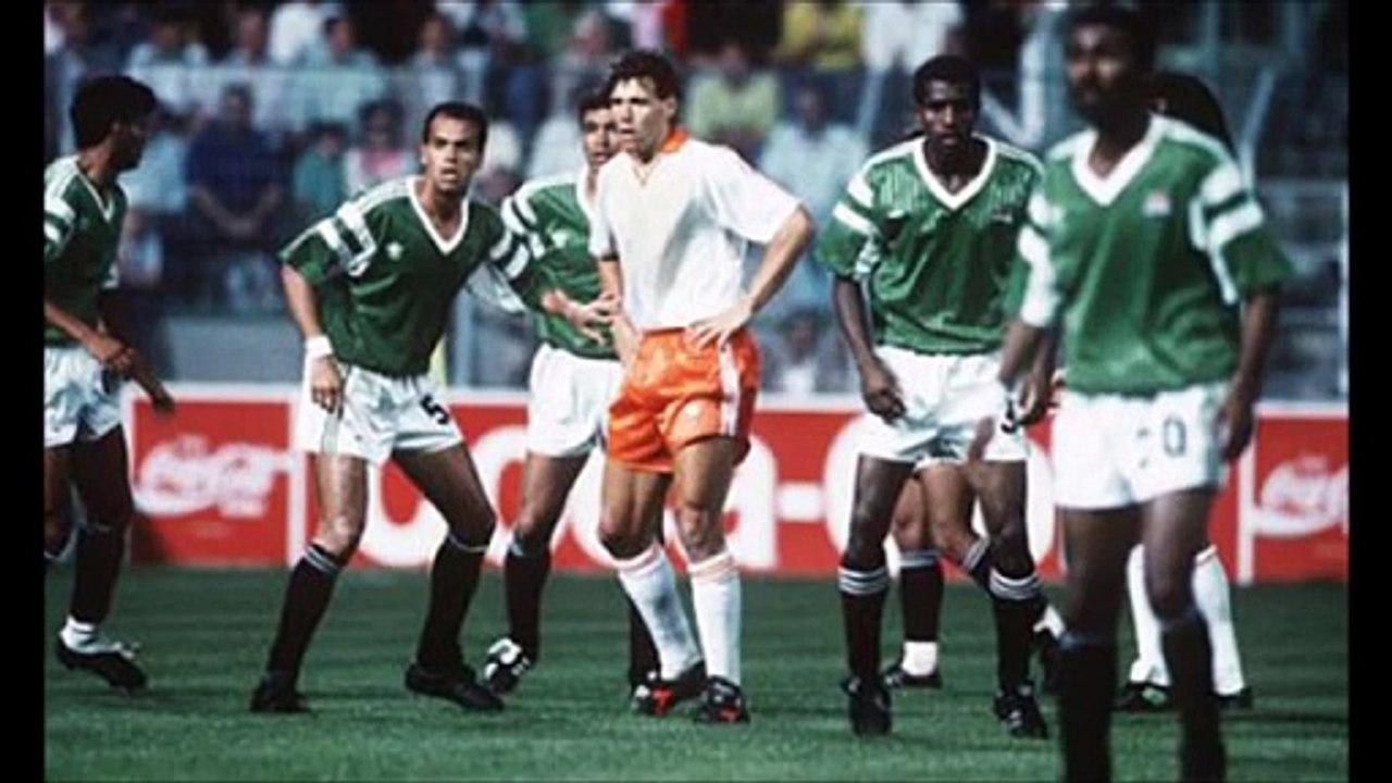 Copa do Mundo 1990    Holanda x Egito (Grupo F) com Marco Antônio (Band) jogo completo (audio)