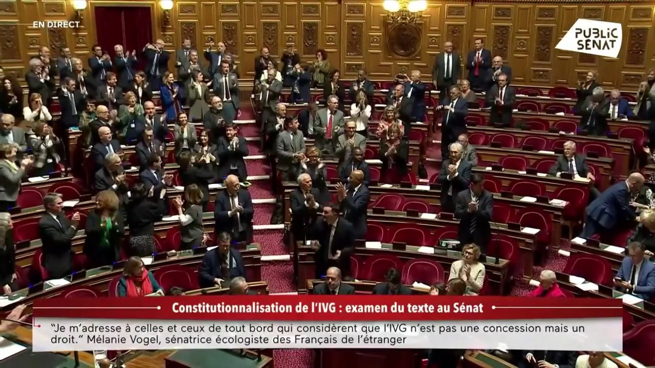IVG dans la Constitution : le Sénat adopte très largement le projet de loi définitivement