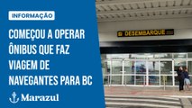 Começou a operar ônibus que faz viagem de Navegantes para BC