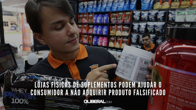 Lojas físicas de suplementos podem ajudar o consumidor a não adquirir produto falsificado