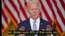 President Joe Biden has won Michigan's Democratic presidential primary comfortably, despite a significant protest vote over strong US support for Israel in the war in Gaza. - Made with Clipchamp