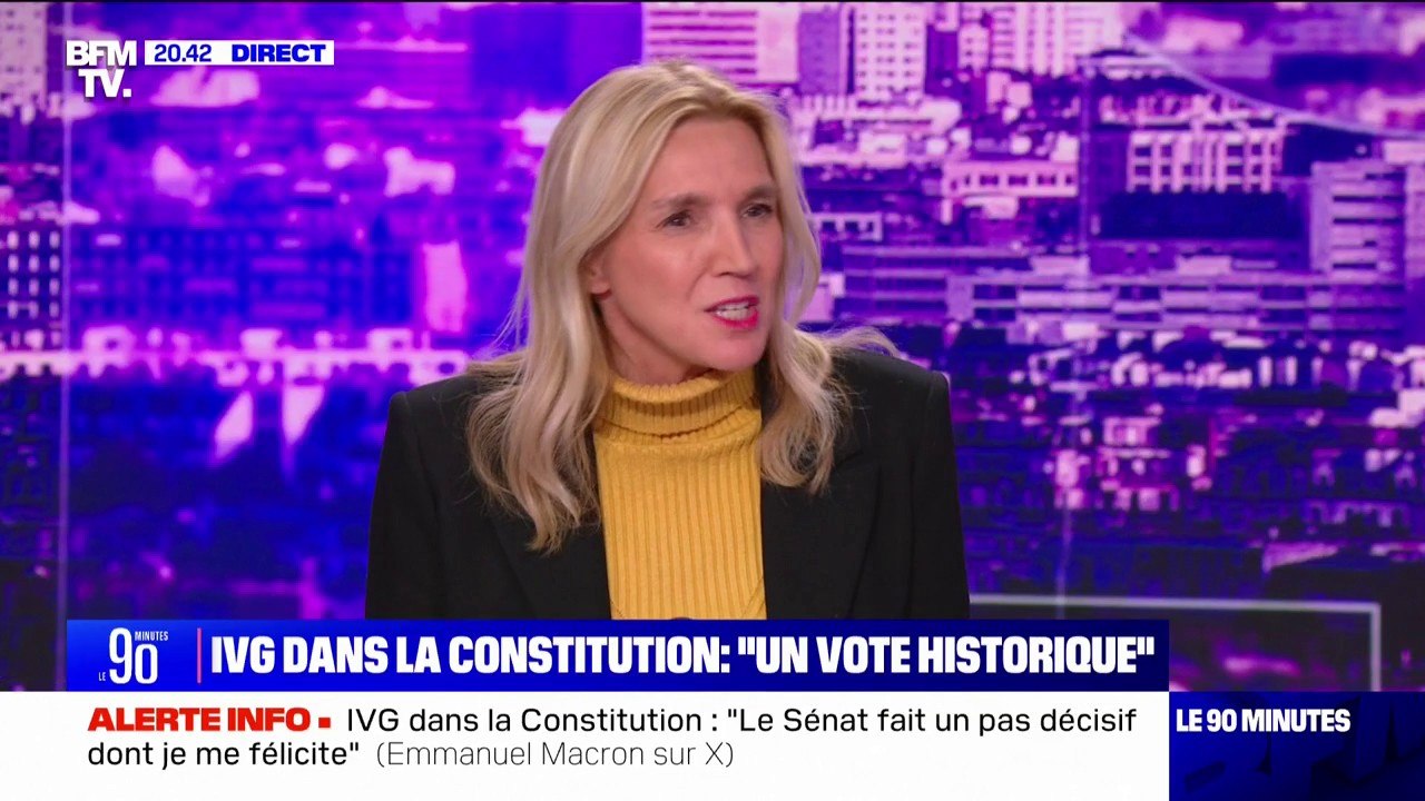 IVG dans la Constitution: "C'est un message très puissant envoyé au monde entier et à toutes les femmes", pour Agnès Evren (sénatrice LR de Paris)