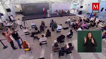 "Me siento galán": AMLO presume avance en obras del Tren Maya