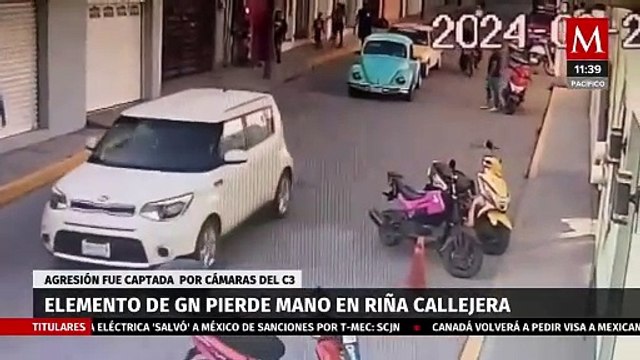 Elemento de la Guardia Nacional pierde la mano en pelea a machetazos en Oaxaca