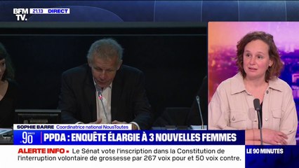 "Un espoir d'avoir des évolutions dans la manière dont la société va traiter les violences sexuelles": Sophie Barre (#NousToutes) réagit à l'élargissement de l'information judiciaire visant Patrick Poivre d'Arvor