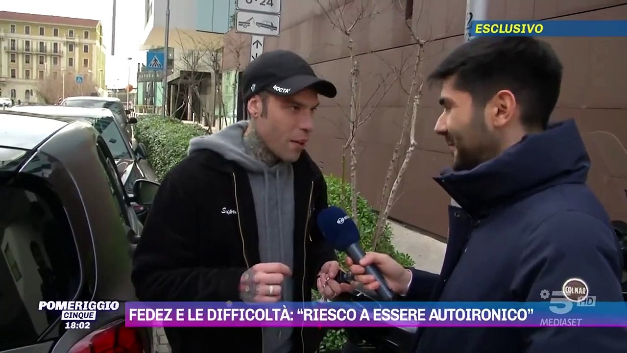 Fedez parla della separazione con Chiara Ferragni a Pomeriggio 5