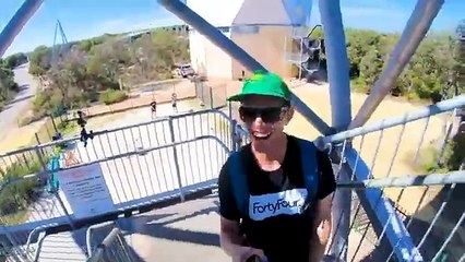 WRECKING BALL Vs. SEESAW from 45m! How High Will the Watermelon Go