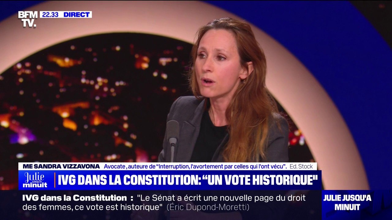 IVG: "C'est un droit qui est très fragile. Tout ce qui peut le solidifier est fondamental", affirme Me Sandra Vizzavona (auteure de "Interruption, l'avortement par celles qui l'ont vécu")