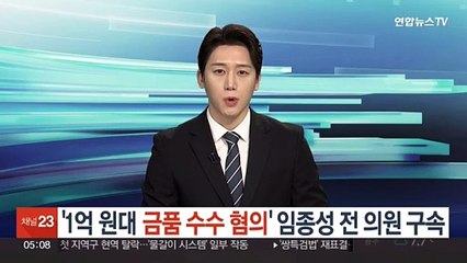 '1억 원대 금품수수 혐의' 임종성 전 의원 구속
