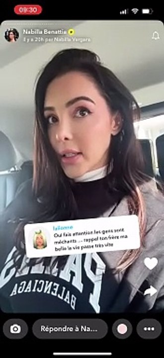 Nabilla Vergara revient sur les raisons de sa dispute avec son petit frère Tarek Benattia, sur Snapchat.