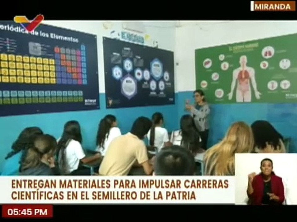Más de mil estudiantes fueron dotados con materiales de laboratorio en el estado Miranda