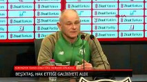 Omerovic: Beşiktaş, hak ettiği bir galibiyet aldı