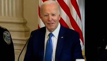 Joe Biden jokes he ‘looks too young’ after physical