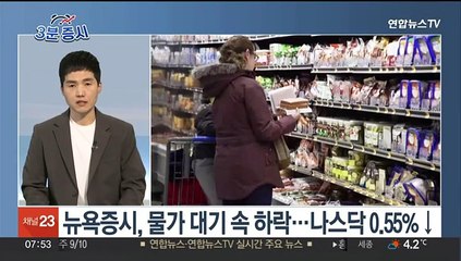 下载视频: [3분증시] 뉴욕증시, 물가 대기 속 하락…나스닥 0.55%↓ 外