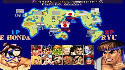 Street Fighter II'_ Champion Edition - Perfect U vs vampirechaelin FT5