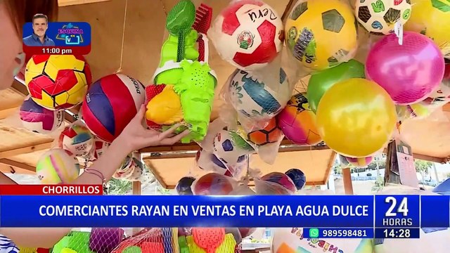 Chorrillos: comercios son el ‘boom’ en venta de comida y refrescos en playa Agua Dulce