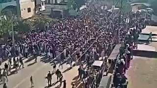 MLA सफीकुरहमान के जनाजे में लोगों की भीड़