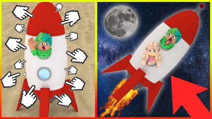 UZAYA ROKETLE EN HIZLI ÇIKAN KAZANIR | ROBLOX RACING ROCKET | HAN KRAL EKİP