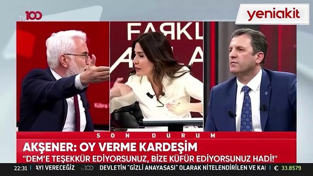 İYİ Partili isim ortalığı karıştırdı! Canlı yayında sert tartışma