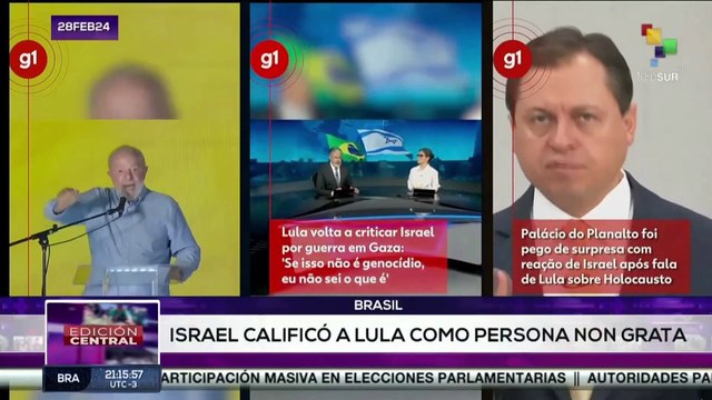 Periodistas brasileños se manifestaron contra el asesinato de colegas en Palestina