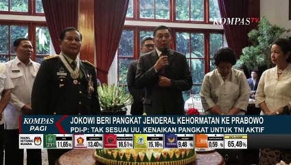Tuai Pro Kontra, PDIP Kritik Penganugerahan Pangkat Jenderal Kehormatan untuk Prabowo!