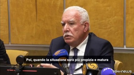 Ministro Ester palestinese: prima del governo d'unit? aiuti a popolo