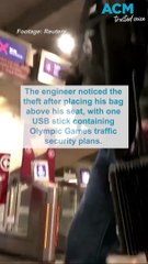 Paris Olympics security plans stolen from train