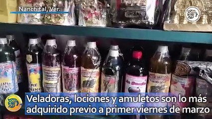 Veladoras, lociones y amuletos son lo más adquirido previo a primer viernes de marzo