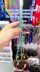 Customize shiny keychain set