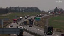 الطرق السريعة في الدنمارك تشهد أحد 