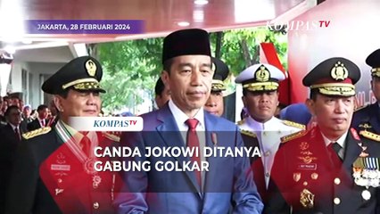 Kelakar Jokowi Ditanya Kabar Masuk Golkar: Saya Tiap Hari Masuk Istana