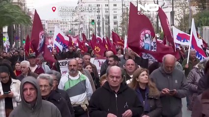 Grecia recuerda a las víctimas un año después del mayor accidente de tren de su historia