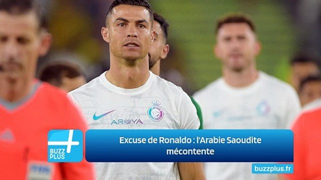 Excuse de Ronaldo : l'Arabie Saoudite mécontente