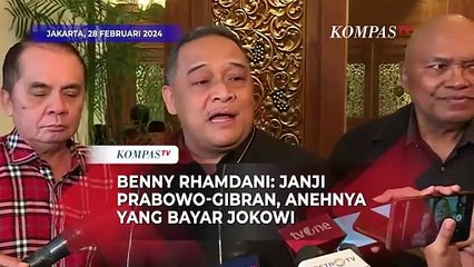 Benny Soal Makan Siang Gratis Dibahas di Istana: Janji Prabowo-Gibran, Anehnya yang Bayar Jokowi