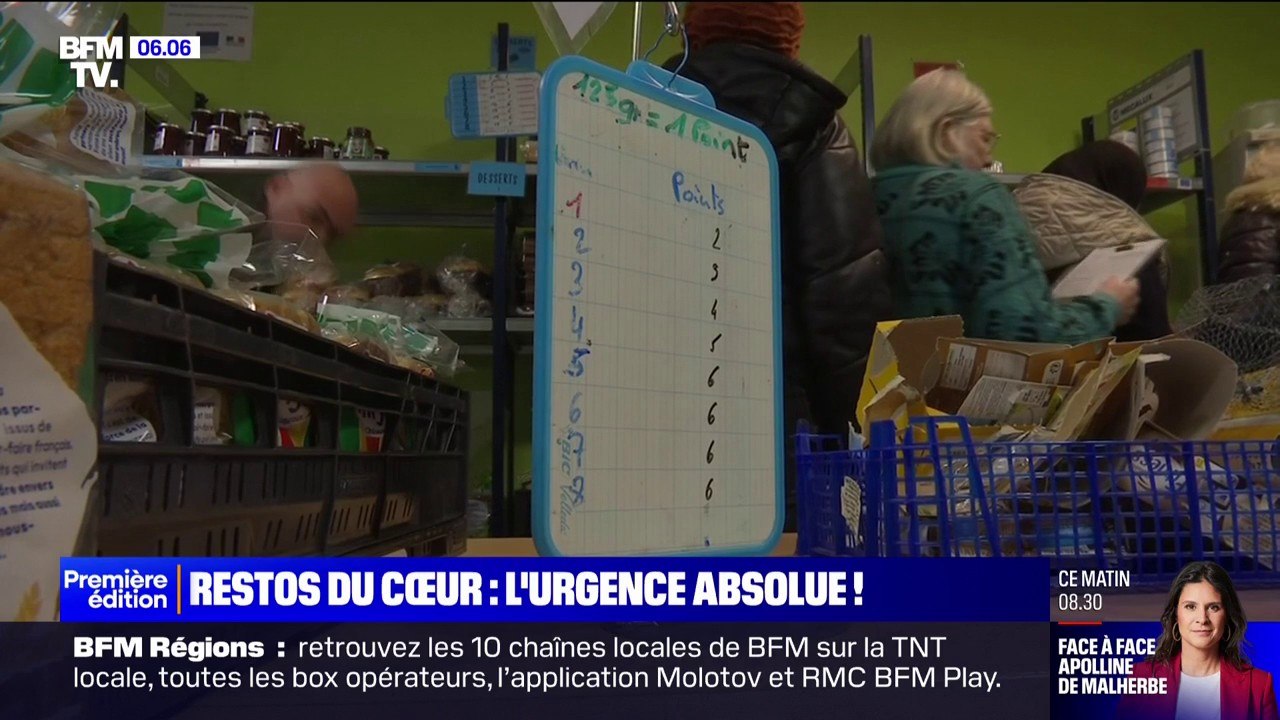 "Il faut absolument qu'on tienne jusqu'au mois d'août": la collecte nationale des Restos du Cœur commence ce vendredi