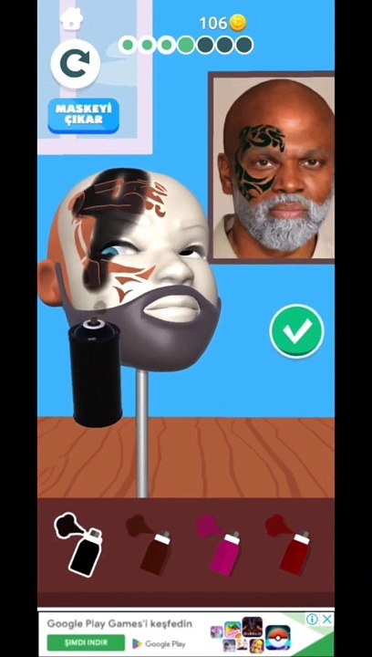 Komik bir heykel yaptım