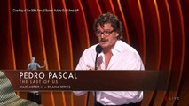 Pedro Pascal Admits He's 'a Little Drunk' After Surprise SAG Awards Win(1)